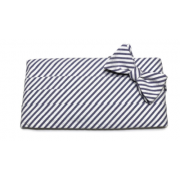Seersucker Diagonal Stripe Cummerbund and Tie Seersucker Diagonal Stripe Cummerbund and Tie